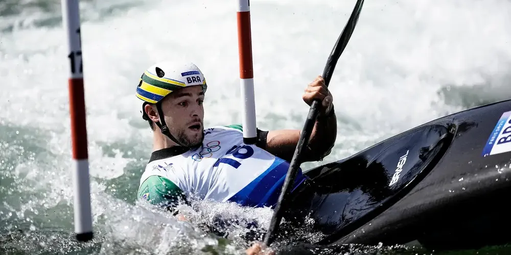 Na disputa do K1 (caiaque), Pepê encerrou na oitava colocação geral após marcar o tempo de 86s64