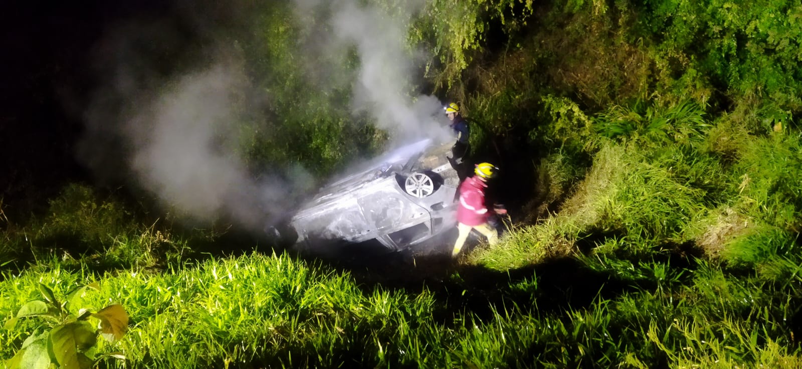 Acidente aconteceu na noite desse domingo (15)