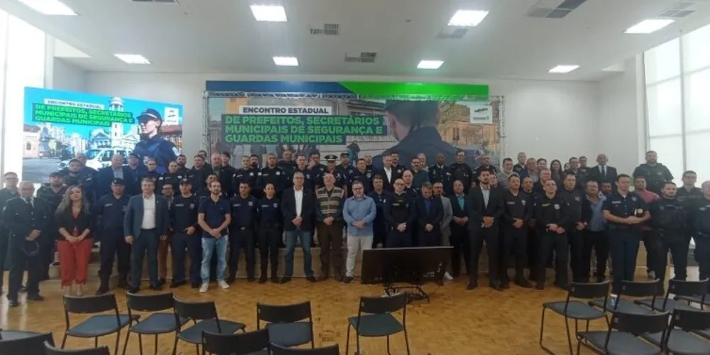 Secretários Municipais de Segurança Pública, Comandantes e Diretores de Guardas Municipais de 51  municípios do Paraná estarão reunidos nos dias 23 e 24 de agosto