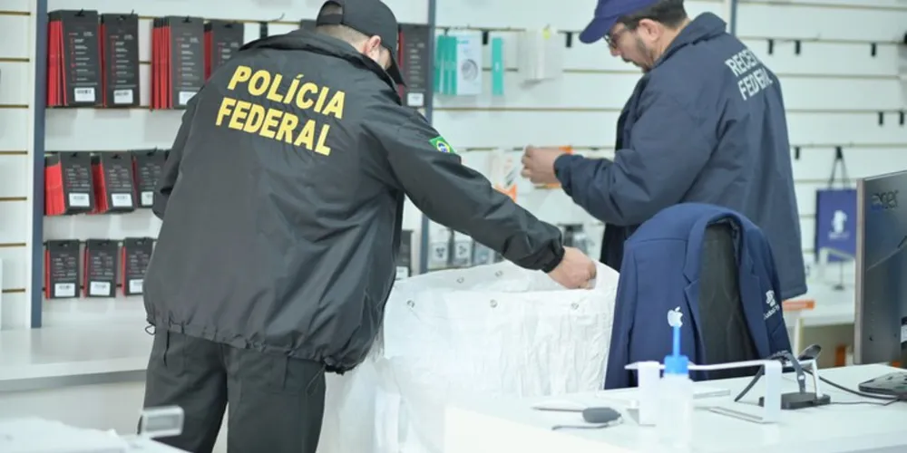 PF e Receita Federal realizam operação para combater o crime de descaminho no norte de Santa Catarina