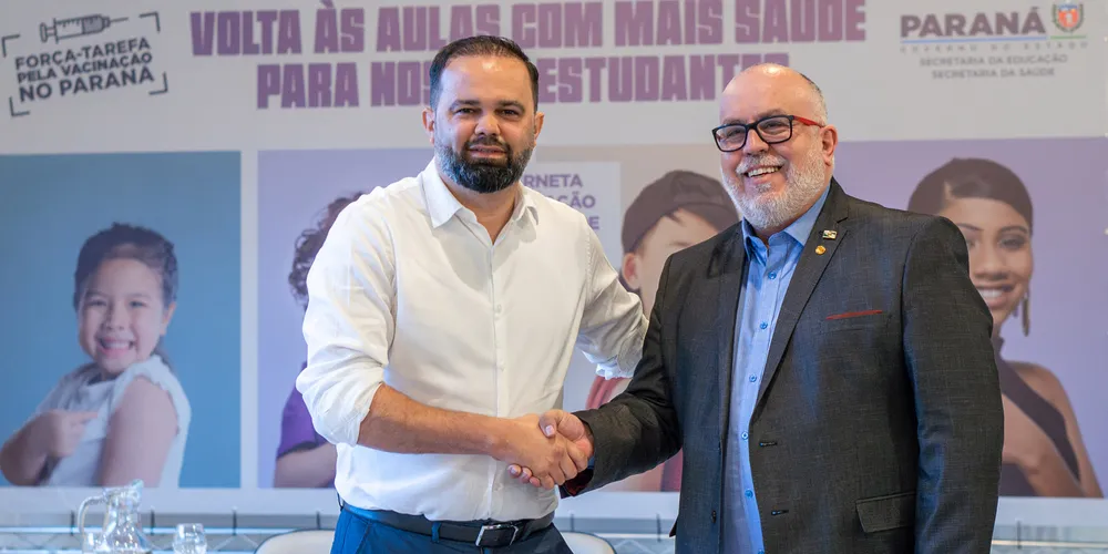 A nova força-tarefa é uma iniciativa conjunta entre as secretarias estaduais da Educação (Seed) e da Saúde (Sesa)