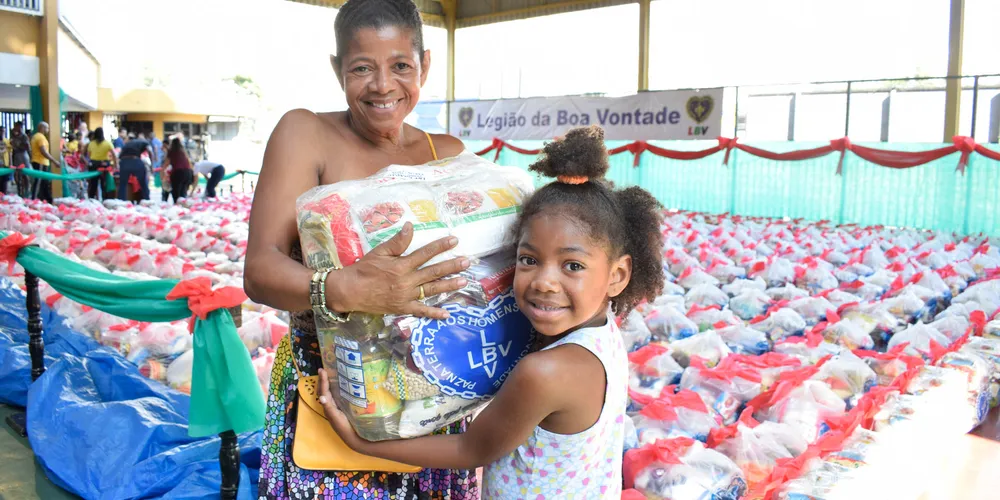 A LBV mantém ações permanentes de combate à fome