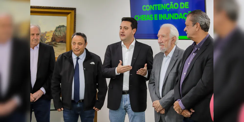 Ratinho Junior destacou que o objetivo do Governo do Estado é buscar alternativas para evitar que aconteça algo semelhante ao que ocorreu no Rio Grande do Sul