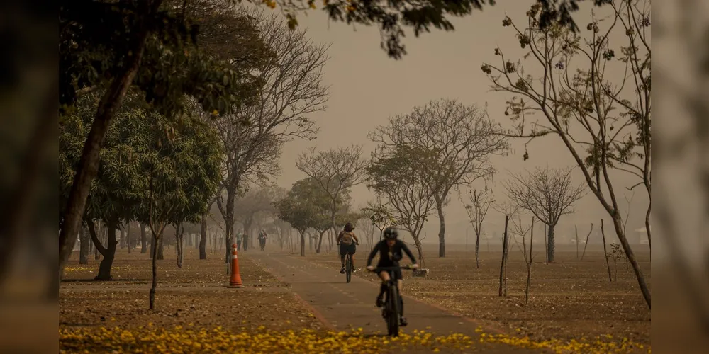 Por causa das queimadas, cidades em diversas partes do país foram atingidas por nuvens de fumaça