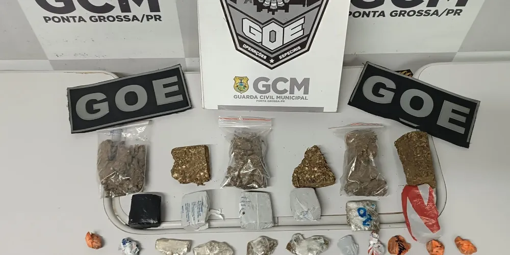 Material apreendido foi encaminhado para a Delegacia de Polícia