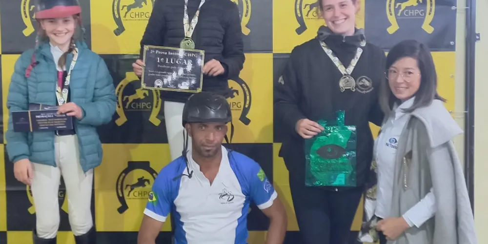 A prova foi organizada pelo Clube Hípico de Ponta Grossa (CHPG)
