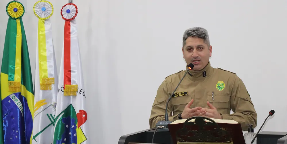 Ele mencionou a preocupação com a alta incidência de crimes contra a mulher em Irati