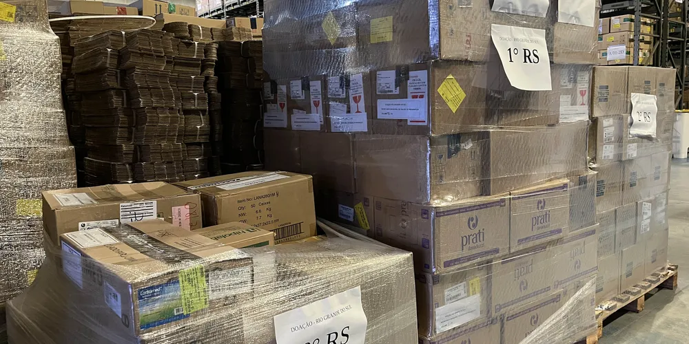 Paraná envia mais de 1,3 milhão de unidades de medicamentos ao Rio Grande do Sul.