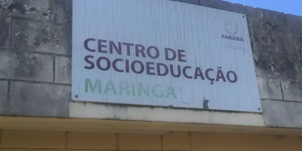 Ele está apreendido provisoriamente no CENSE – Centro de Socioeducação de Maringá