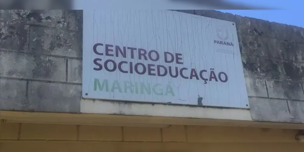 Ele está apreendido provisoriamente no CENSE – Centro de Socioeducação de Maringá