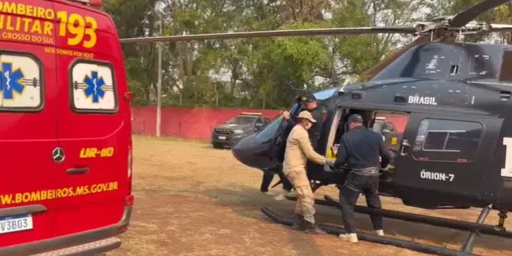 Um amigo de Mauro foi socorrido em estado grave