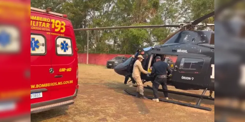 Um amigo de Mauro foi socorrido em estado grave