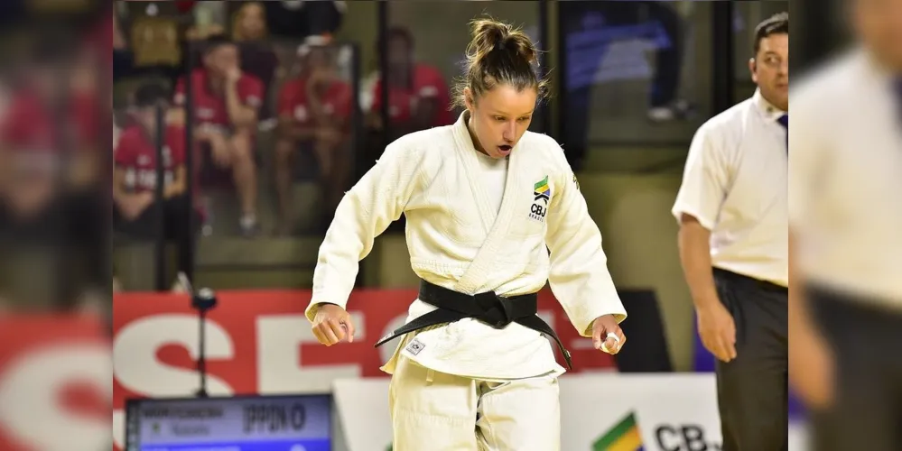 A judoca Natasha Ferreira será a primeira paranaense a estrear nos Jogos de Paris