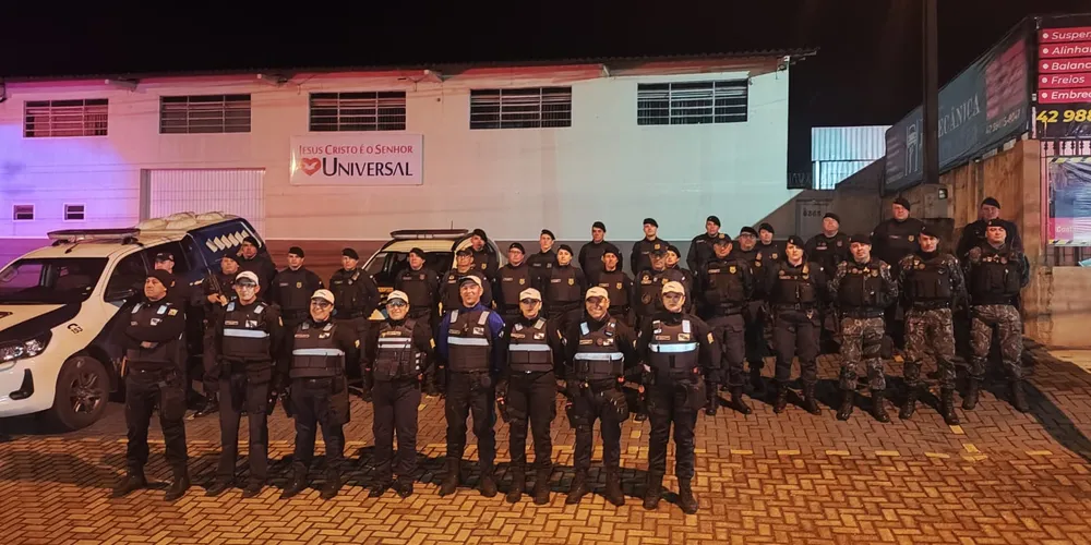 Guarda Municipal realiza Operação Vizinhança Segura em Ponta Grossa