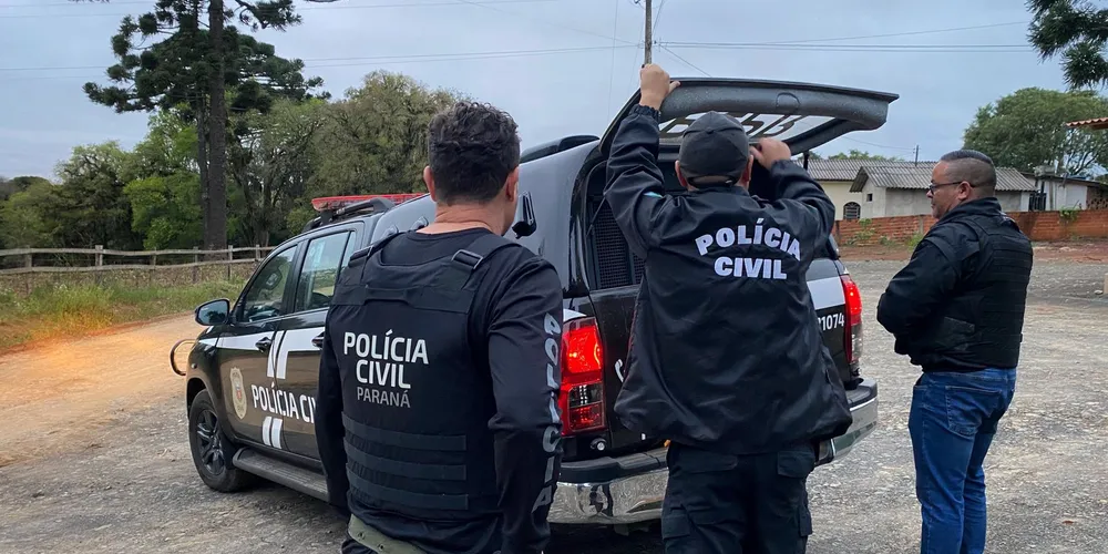 Prisão aconteceu na manhã desta quinta-feira (19), na área rural de Palmeira, nos Campos Gerais