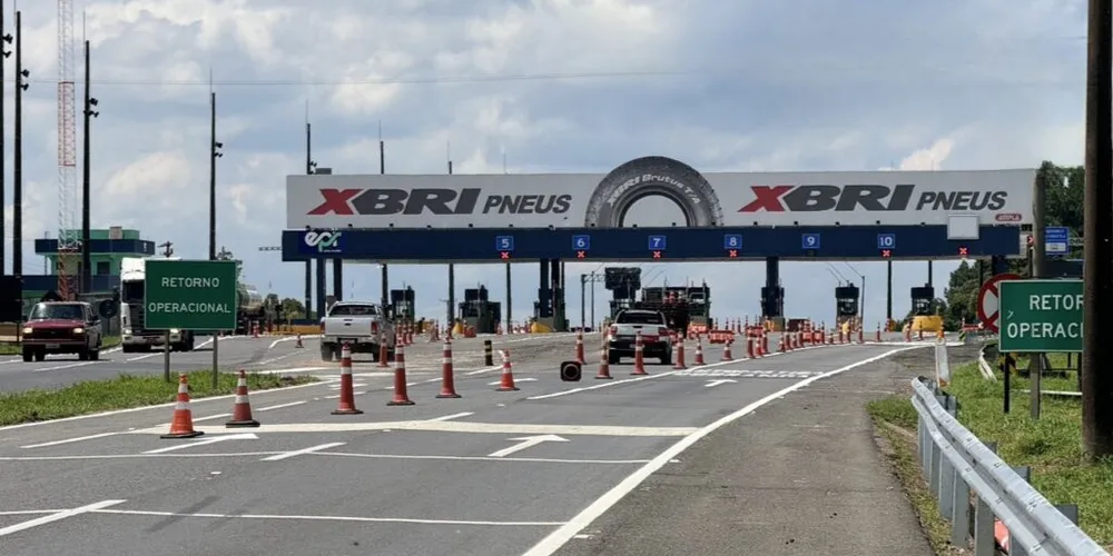 Isenção segue na praça de pedágio de Carambeí, na rodovia PR-151