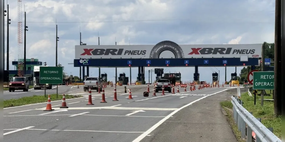 Isenção segue na praça de pedágio de Carambeí, na rodovia PR-151