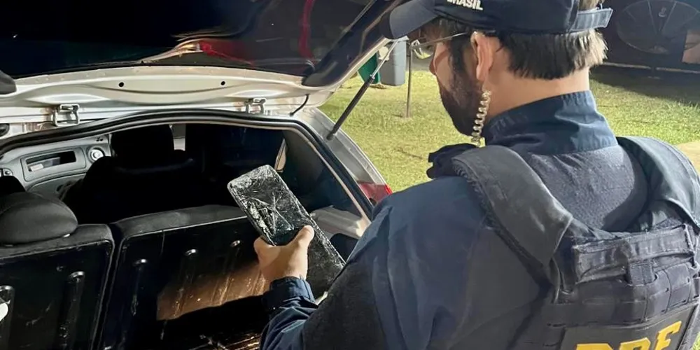 PRF apreende mais de 165 quilos de maconha em Guarapuava