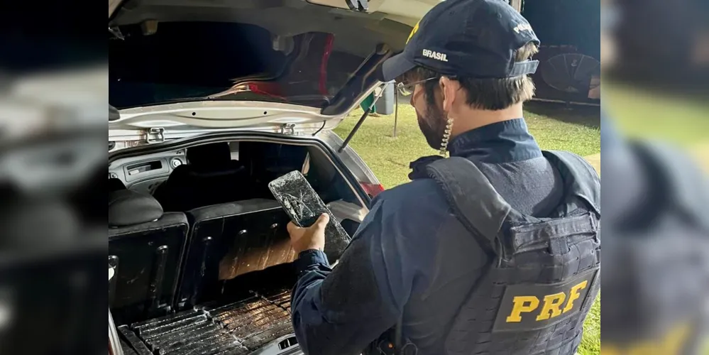 PRF apreende mais de 165 quilos de maconha em Guarapuava