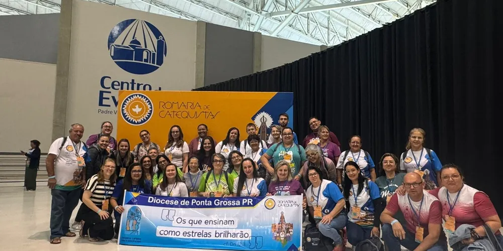 A Diocese de Ponta Grossa esteve representada na primeira Romaria Nacional de Catequistas.