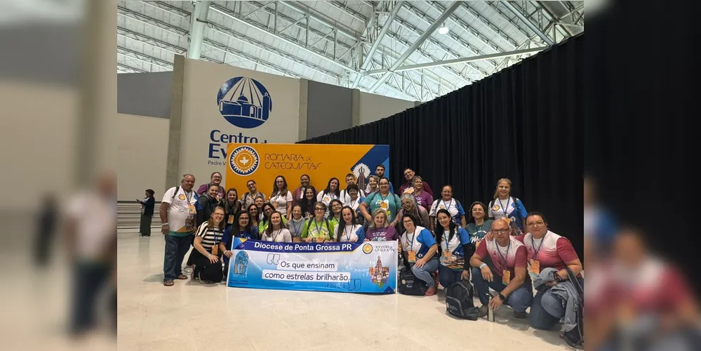 A Diocese de Ponta Grossa esteve representada na primeira Romaria Nacional de Catequistas.