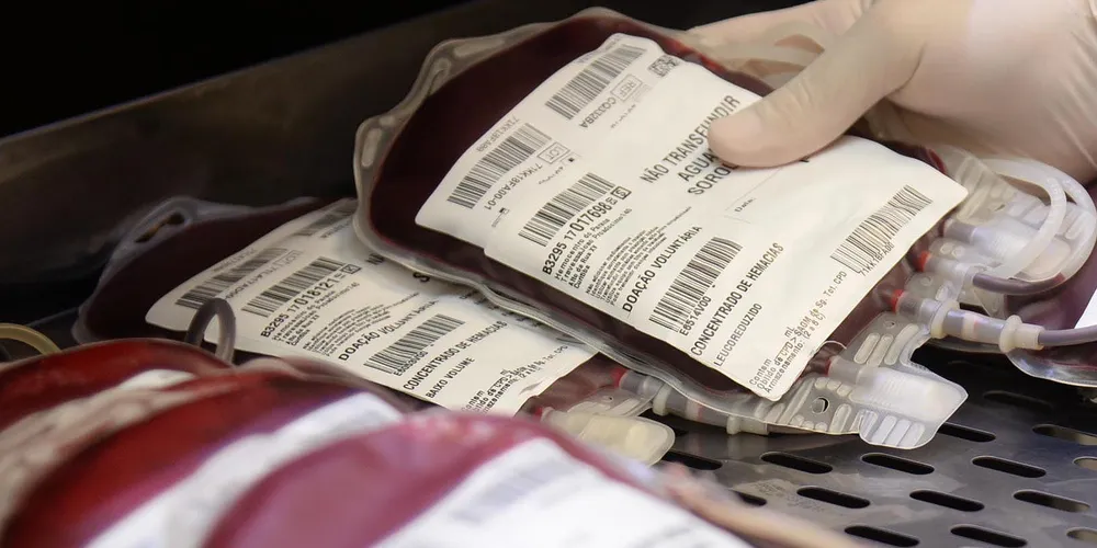 Com baixo estoque para sangues tipo O+ e O-, Paraná solicita doação de sangue