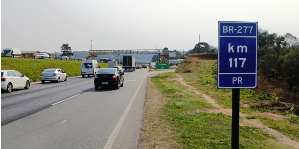 Via Araucária atualiza marcos quilométricos nas BRs-277, 373 e 376