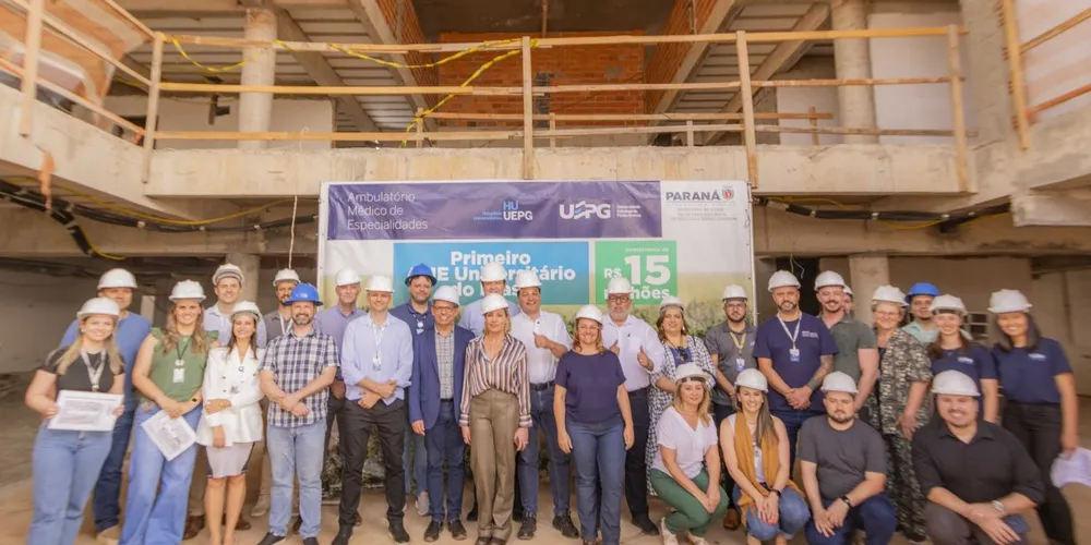 A Universidade Estadual de Ponta Grossa (UEPG) recebeu na tarde desta quarta-feira (11) secretários de Estado