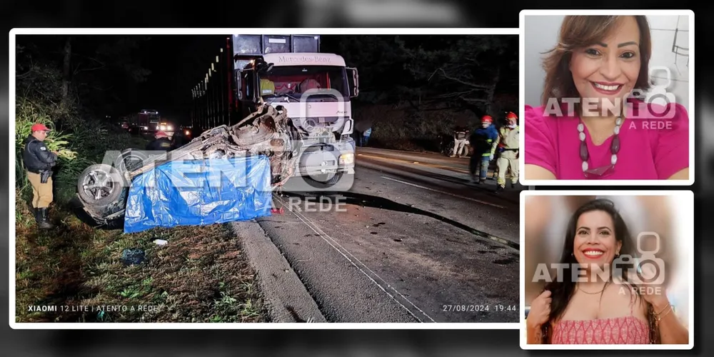 Mãe e filha são vítimas de grave acidente