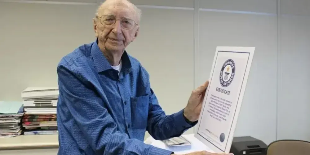 Walter Orthmann entrou para o Guinness Book