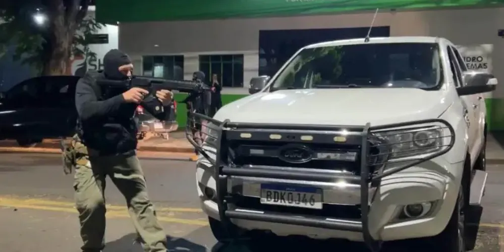 A ação reuniu diversas forças de segurança