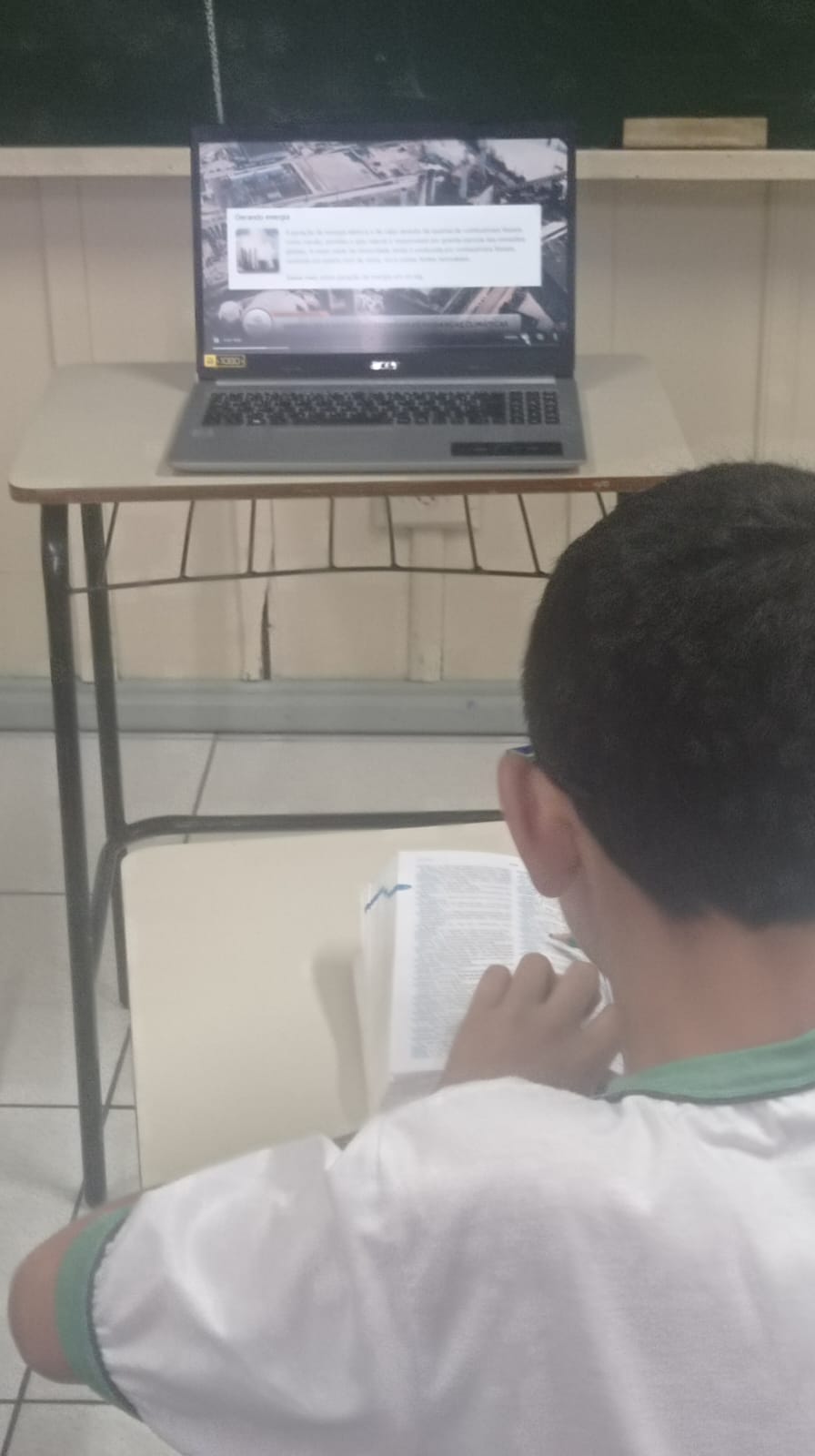 Aula sustentável conta com importantes informações aos alunos