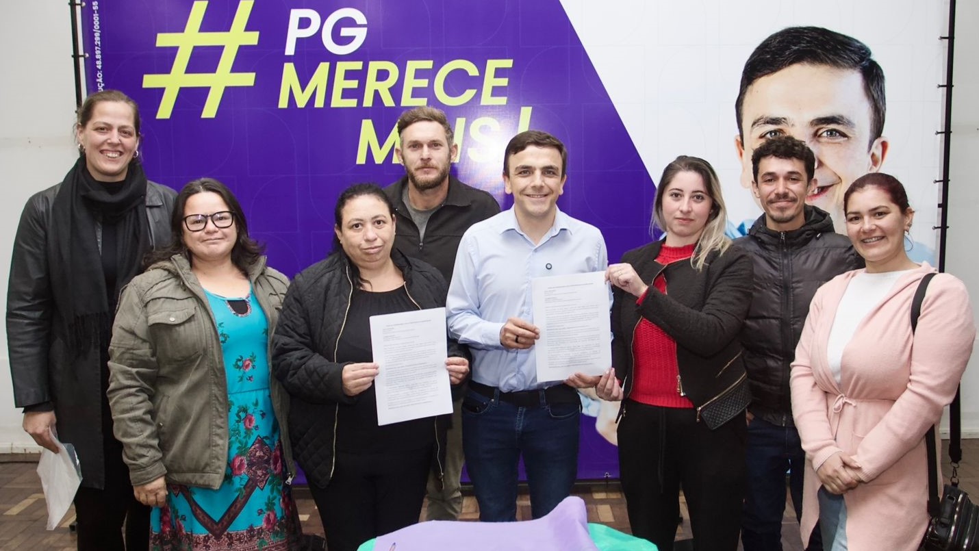 Aliel Machado (PV) firmou compromisso de realizar melhorias para a região do bairro Neves