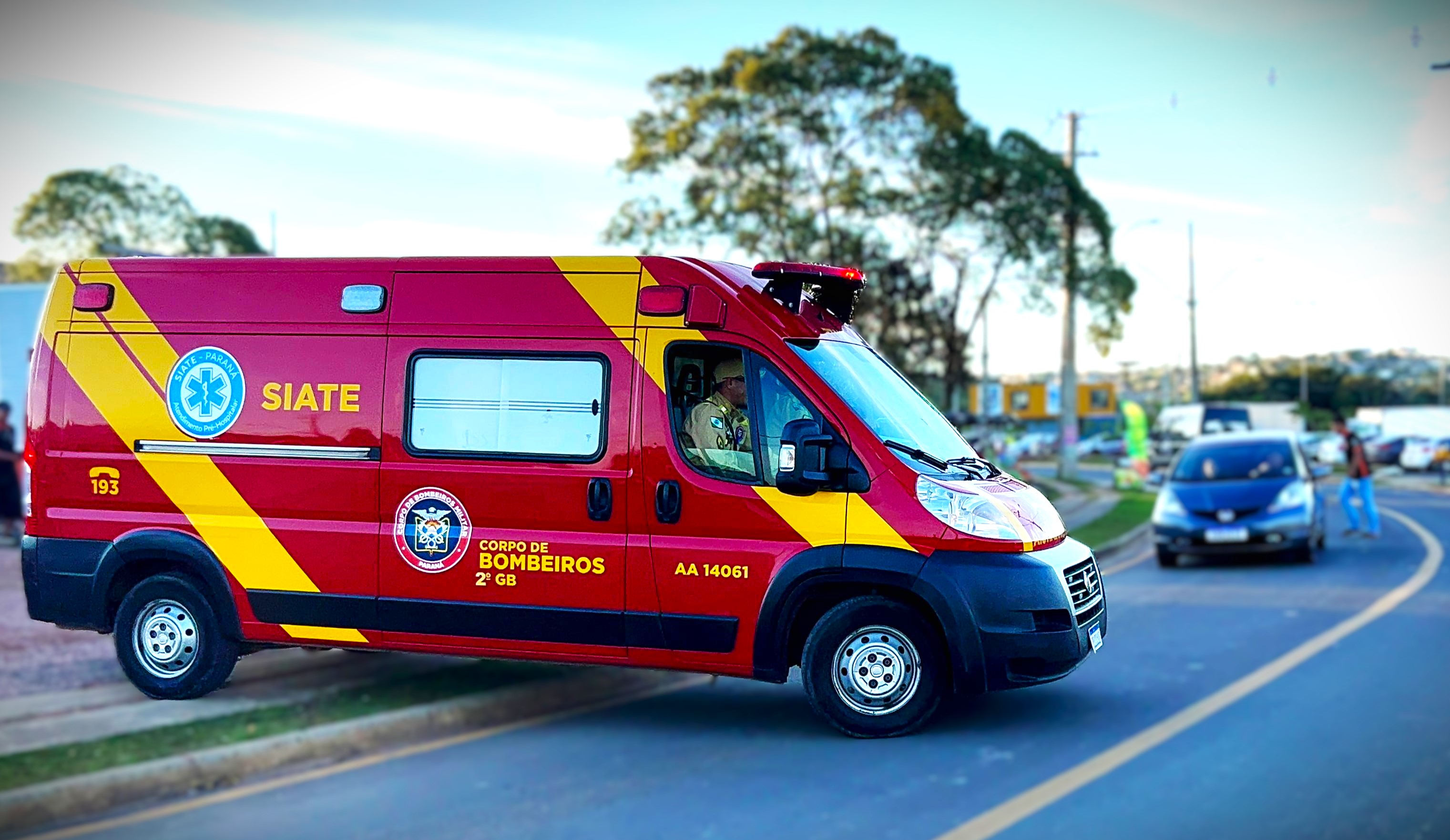 Equipe do Corpo de Bombeiros foi acionada para o local da ocorrência