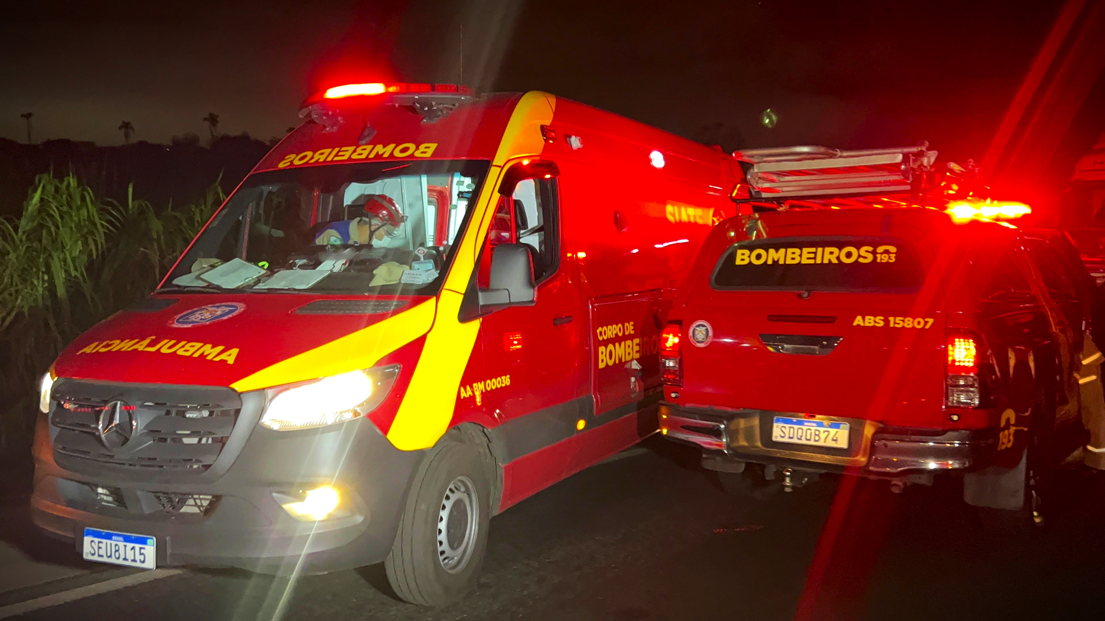 Equipe do Corpo de Bombeiros foi acionada para a ocorrência