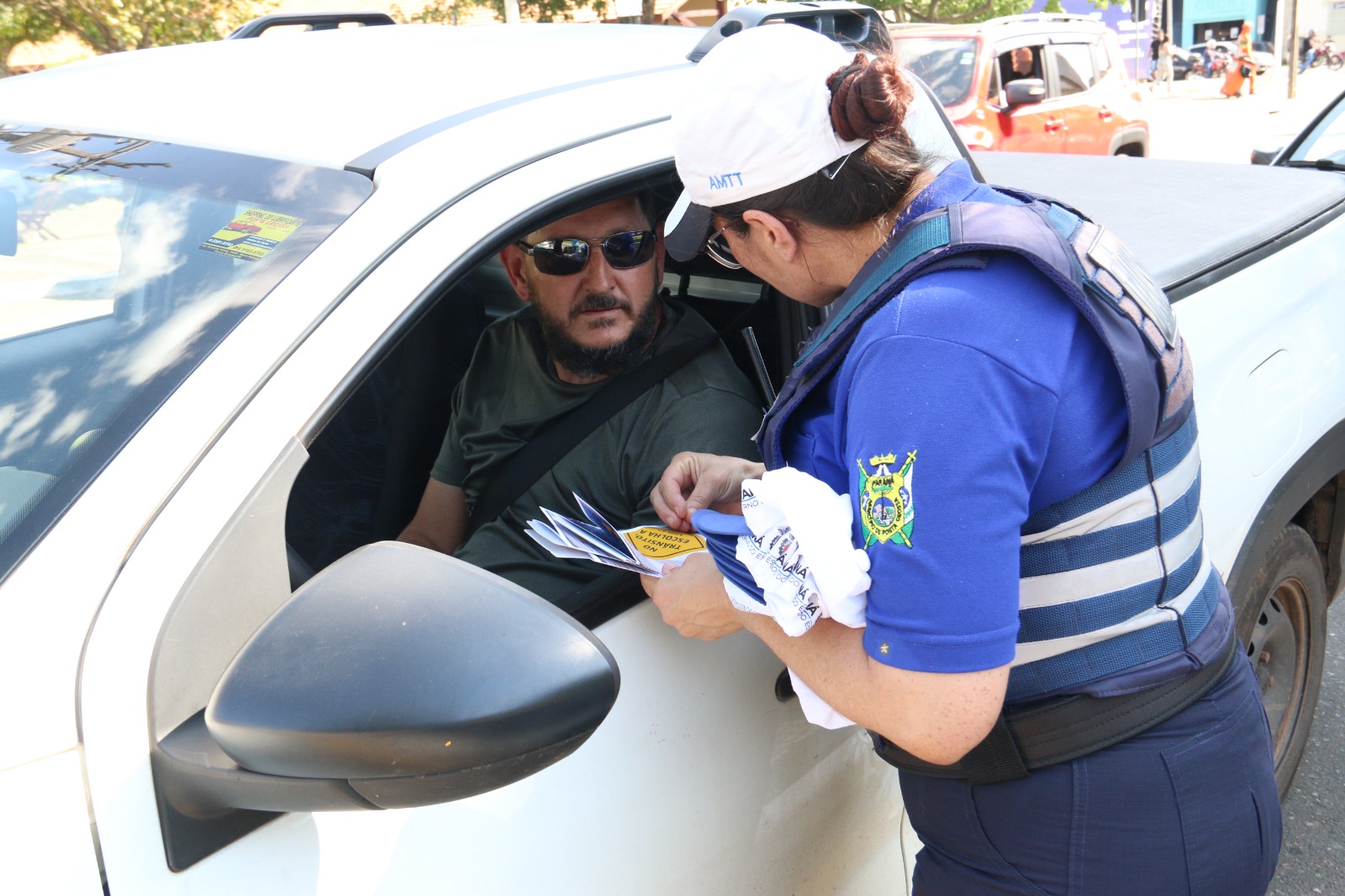 Em 2023, mais de 100 motoristas foram orientados durante a ação.