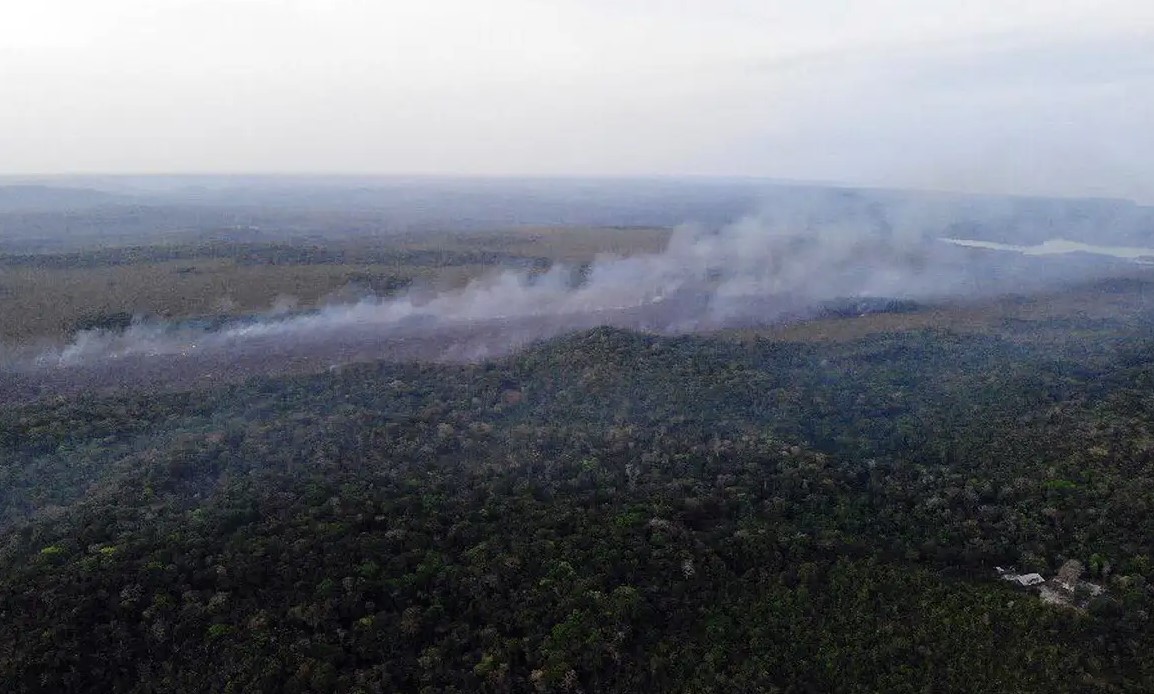 Fogo na Amazônia estava concentrado principalmente no sul do Amazonas e nos arredores da Rodovia Transamazônica