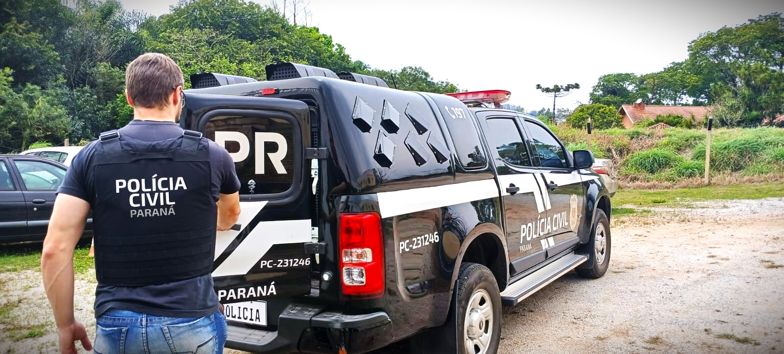 Agentes da Polícia Civil realizaram a prisão