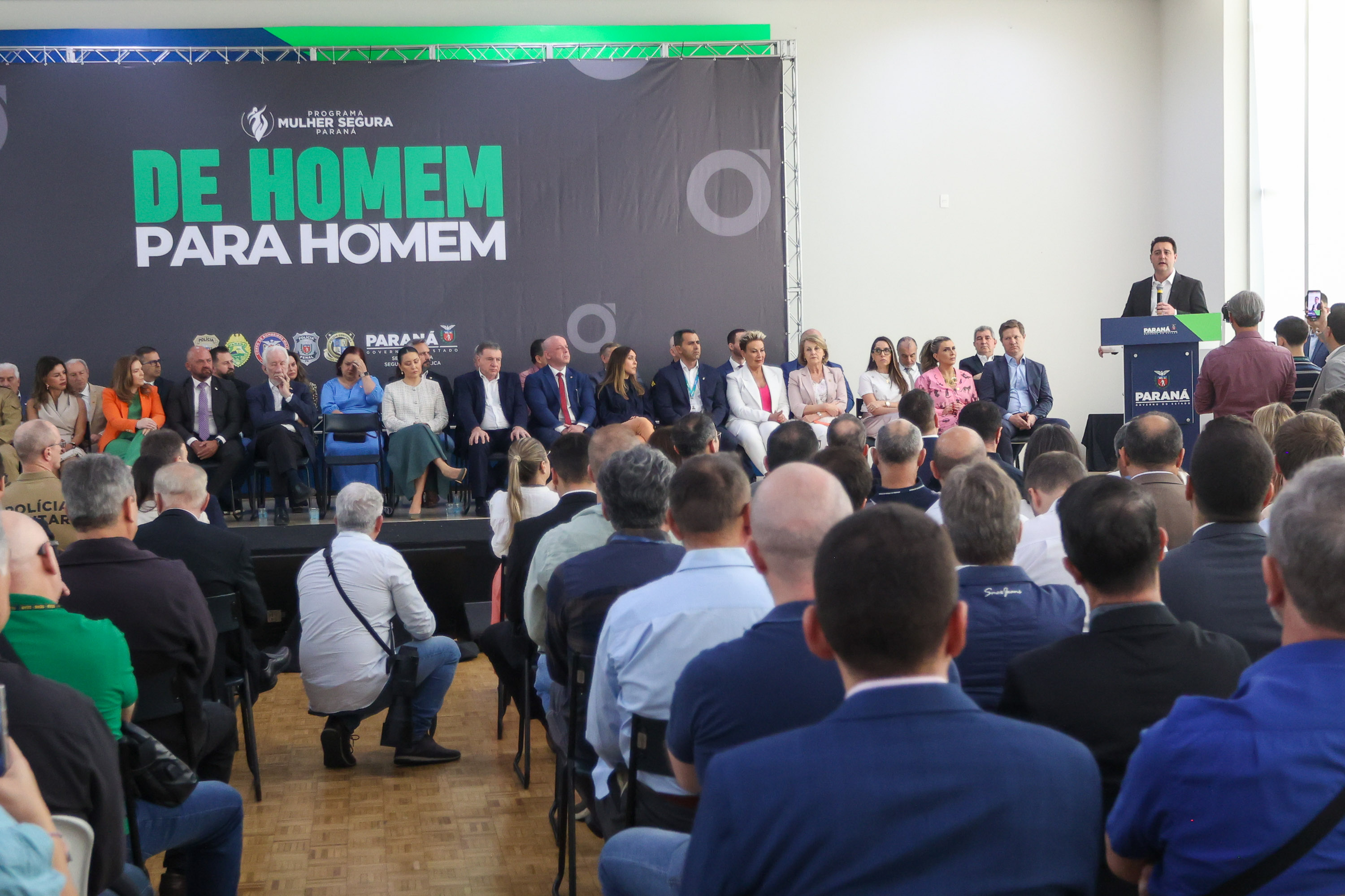 Ratinho Junior participa do lançamento do programa 'De Homem para Homem'