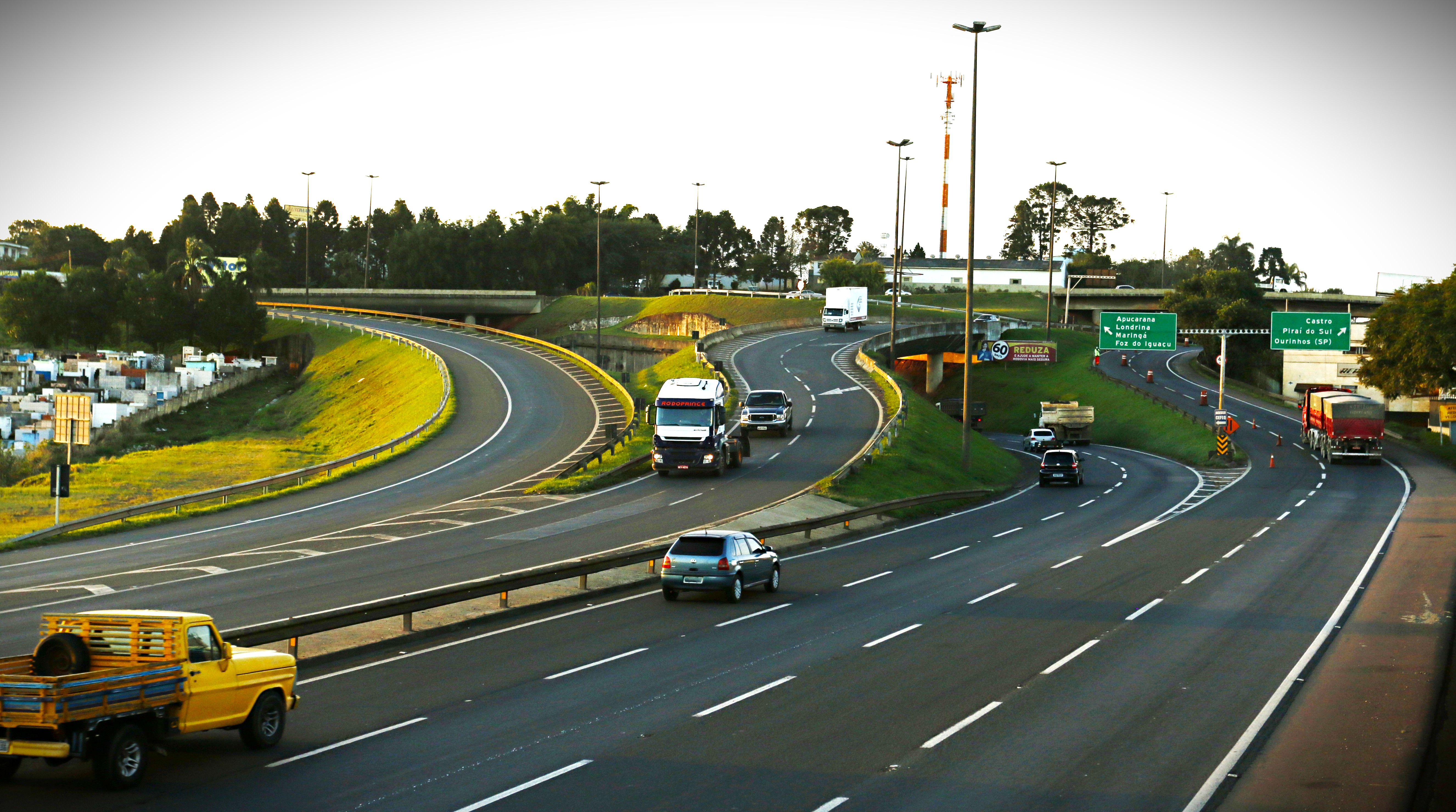 Contornos deverão ser construídos entre a BR-376 e a BR-373; além da BR-373 à PR-151