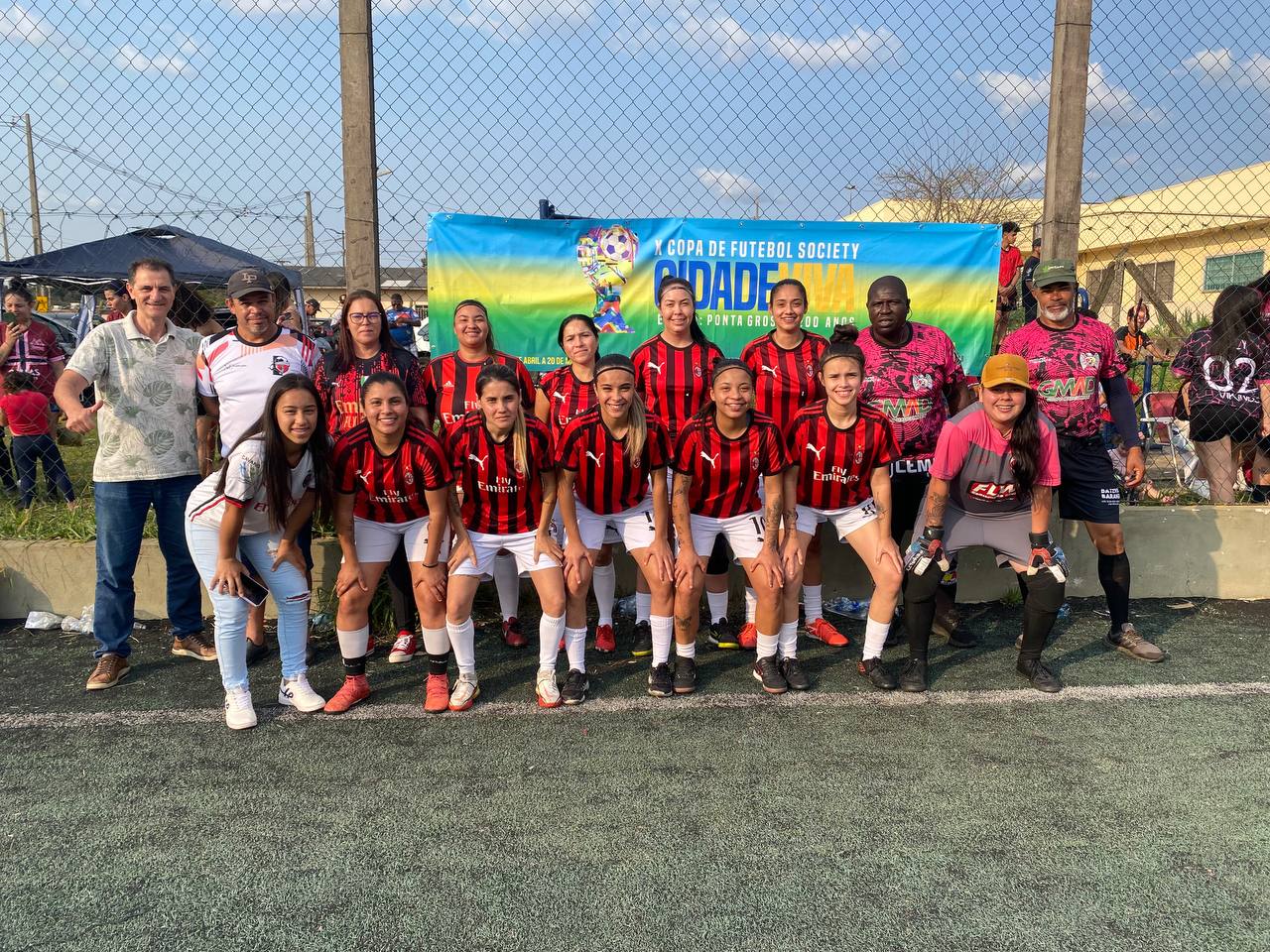 No feminino, a equipe Milan Cipa sagrou-se campeã