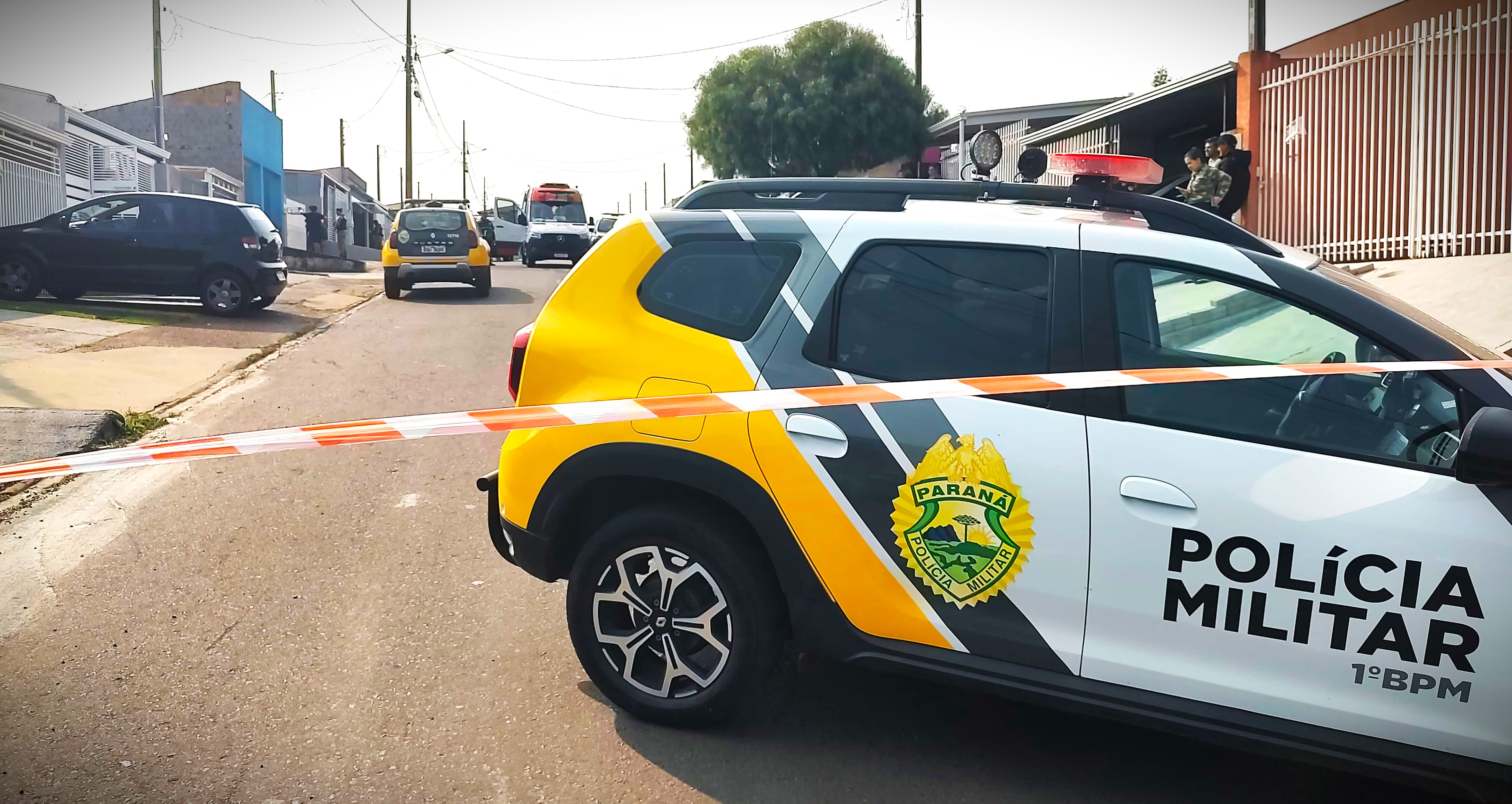 Equipes da Polícia Militar estiveram no local da ocorrência