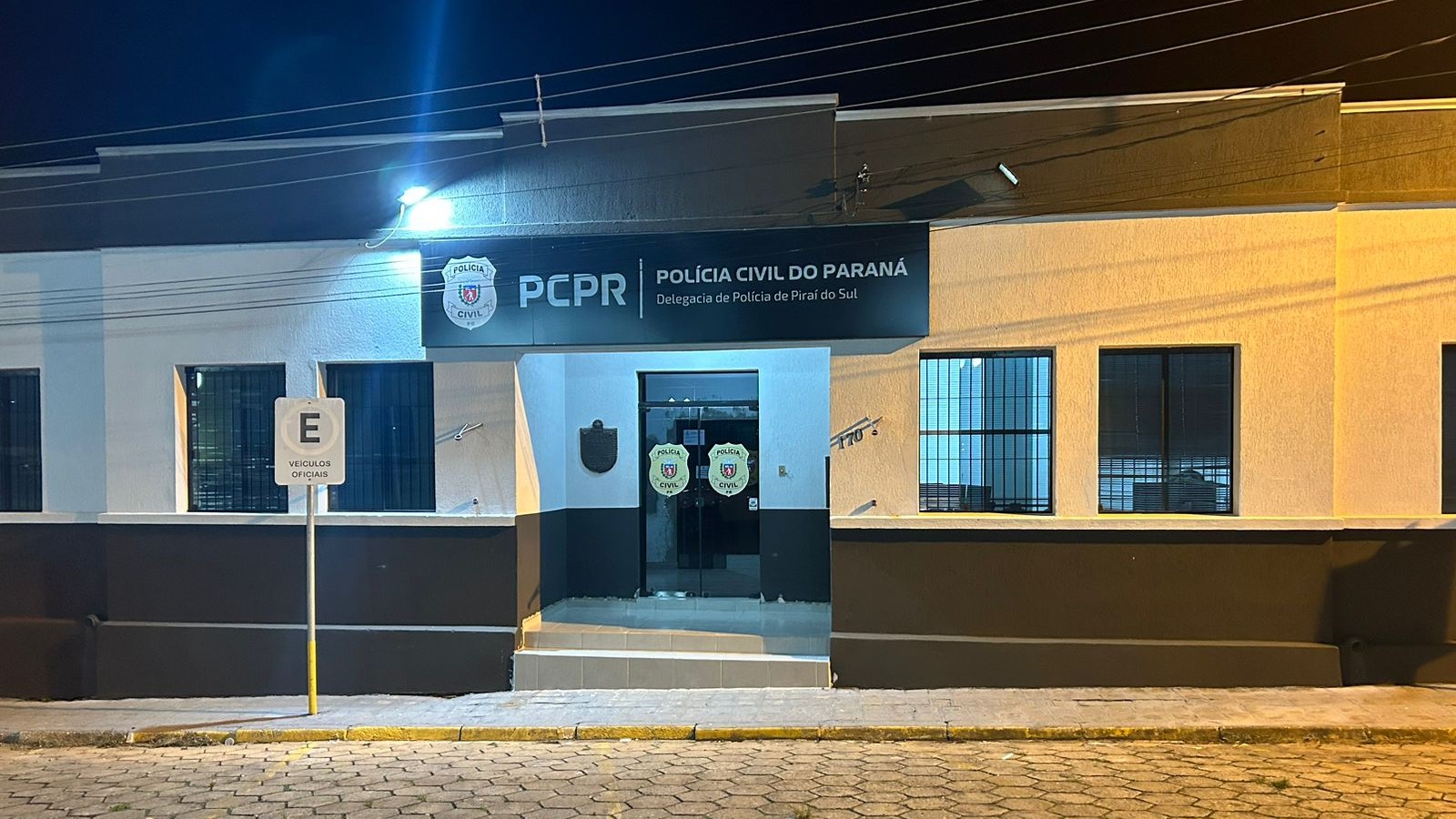 Suspeito foi encaminhado para a Delegacia de Piraí do Sul