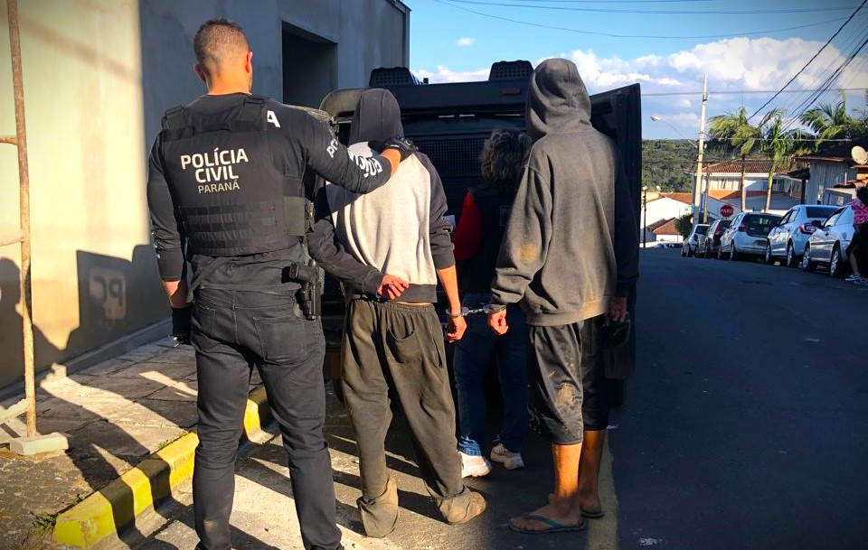 Suspeitos foram encaminhados ao Departamento Penitenciário