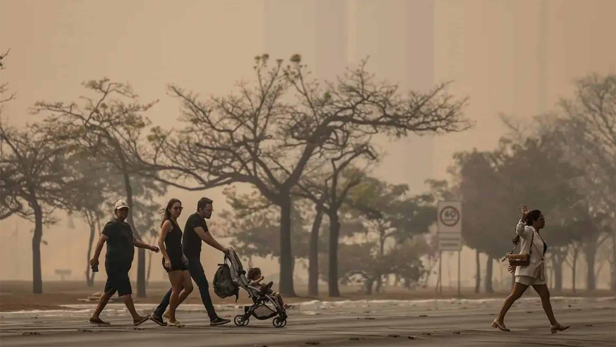 Qualidade do ar é altamente afetada pelas queimadas