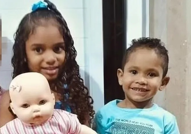 Sofia e Samuel foram encontrados sem vida no último sábado (3)