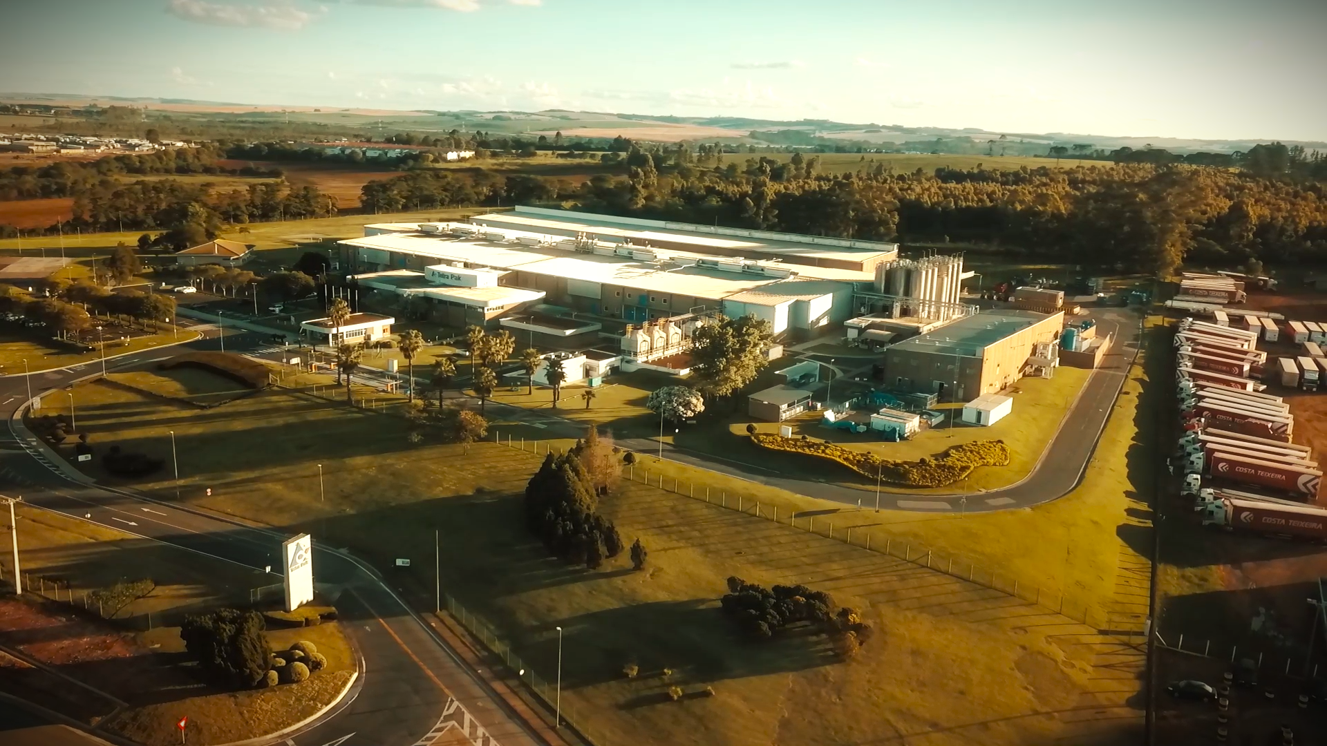 Fábrica da Tetra Pak em Ponta Grossa, no Distrito Industrial