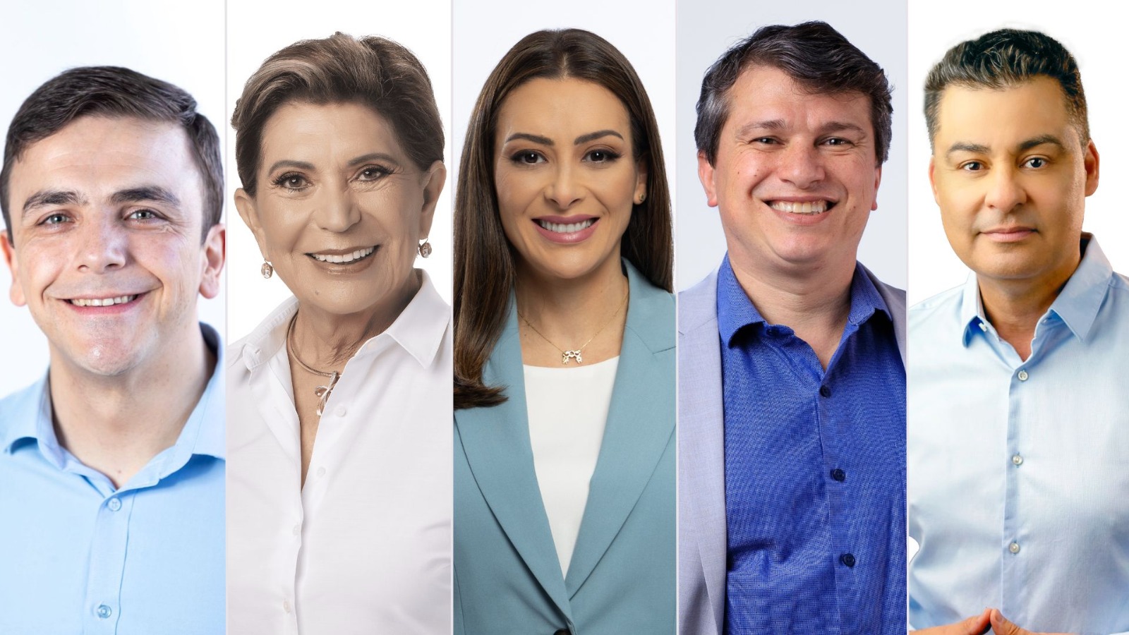 Aliel, Elizabeth, Mabel, Magno e Rangel são candidatos