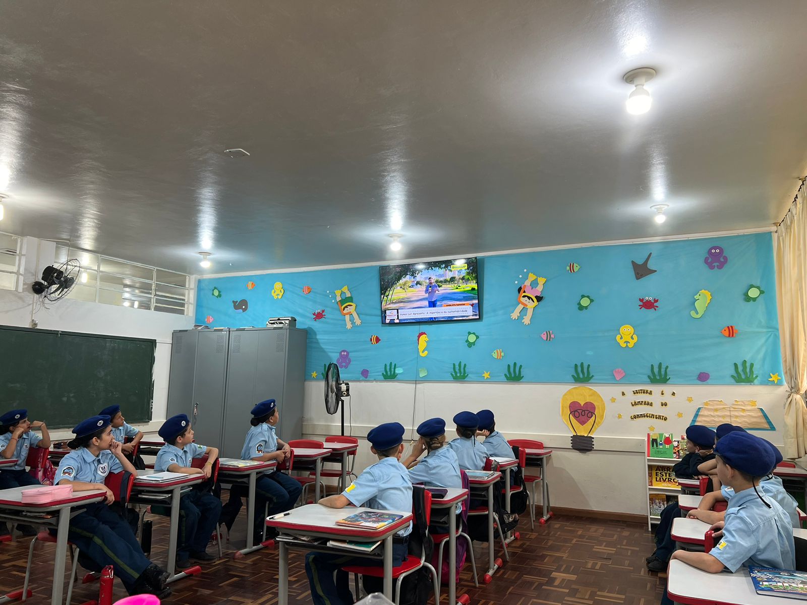 A aula do Vamos Ler em parceria com a Brasilcap foi parte importante dos estudos da turma