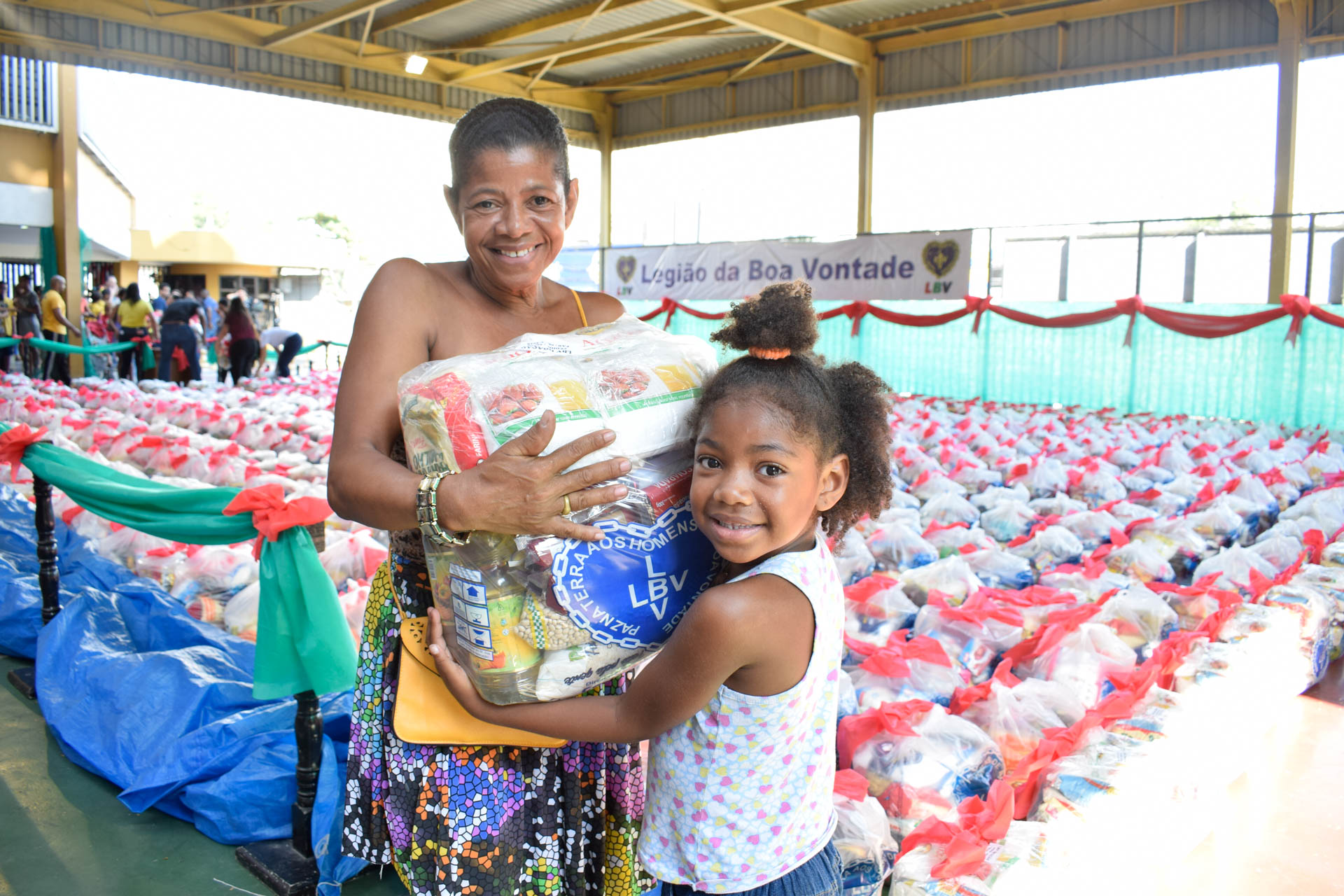 A LBV mantém ações permanentes de combate à fome